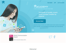 Tablet Screenshot of macademy.com